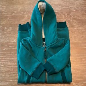 Teal Hooded Jacket